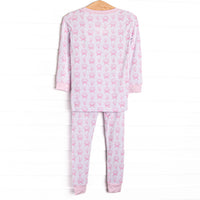 Tidal Treasures Bamboo Pajama Set, Pink
