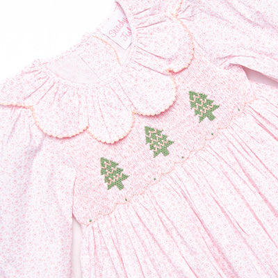 Tannenbaum Treasures Smocked Bubble, Pink