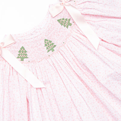 Tannenbaum Treasures Smocked Legging Set, Pink