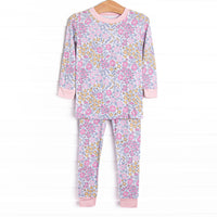 Ready, Set, Grow Bamboo Pajama Set, Pink