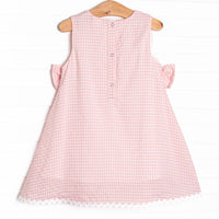 Stevie Gingham Dress, Pink