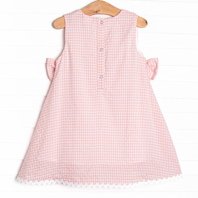 Stevie Gingham Dress, Pink