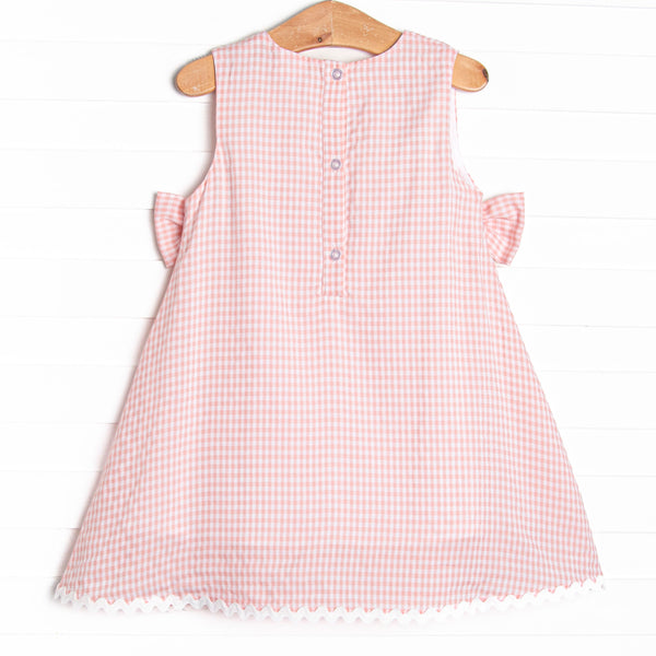 Stevie Gingham Dress, Pink