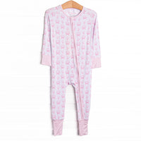 Tidal Treasures Bamboo Zippy Pajama, Pink