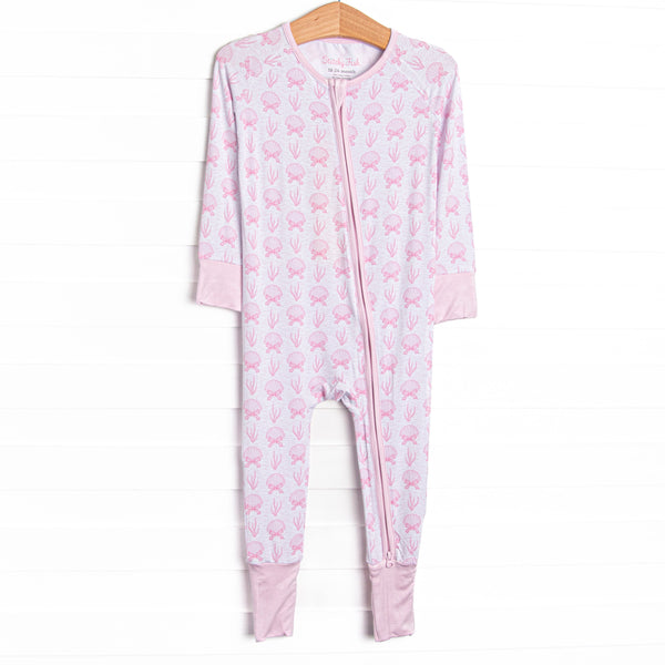 Tidal Treasures Bamboo Zippy Pajama, Pink