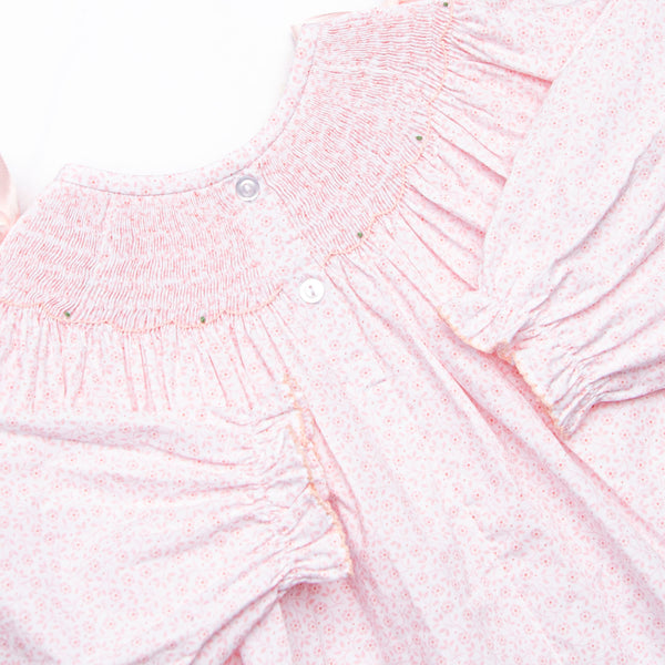 Tannenbaum Treasures Smocked Legging Set, Pink
