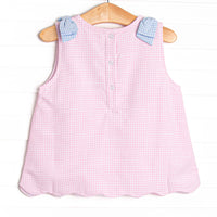 Rain, Rain Go Away Applique Top, Pink