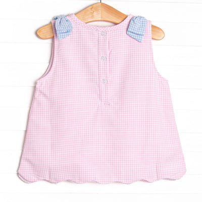 Rain, Rain Go Away Applique Top, Pink