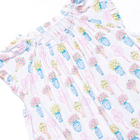 Garden Party Petals Bamboo Night Gown, Pink