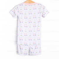 Country Club Cruisin' Bamboo Pajama Short Set, Pink