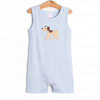 Sunday Stroll Applique Jon Jon, Blue