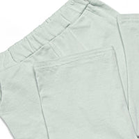 Steam Engine Applique Pant Set, Green Stripe