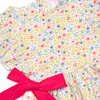 Fuchsia Florals Bubble, Pink