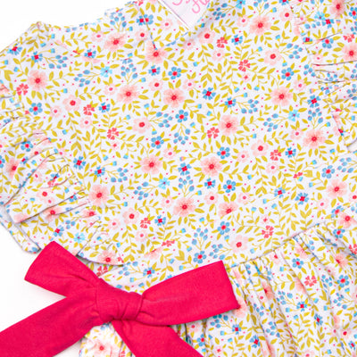 Fuchsia Florals Bubble, Pink
