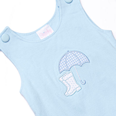 Rain, Rain Go Away Applique Jon Jon, Blue