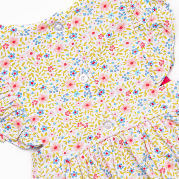 Fuchsia Florals Bubble, Pink