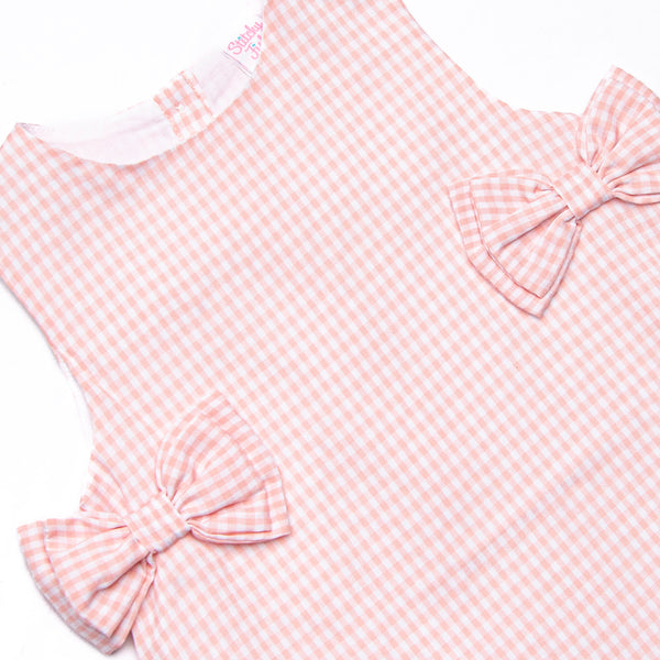 Stevie Gingham Dress, Pink