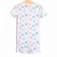 Turtle Tide Bamboo Pajama Short Set, Pink