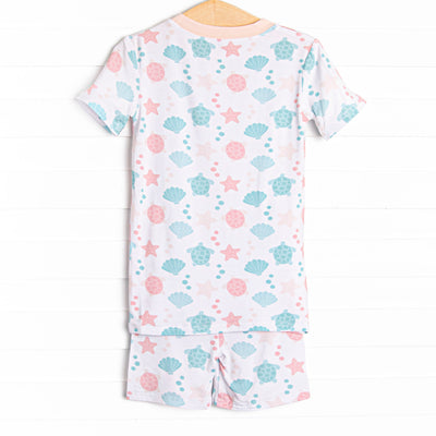 Turtle Tide Bamboo Pajama Short Set, Pink