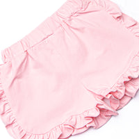 Critter Crawlers Ruffle Short Set, Pink