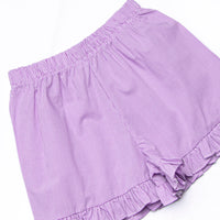 Critter Crawlers Applique Ruffle Short Set, Pink