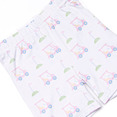 Country Club Cruisin' Bamboo Pajama Short Set, Pink