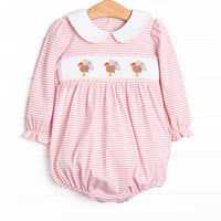 Blush and Blessings Smocked Bubble, Pink