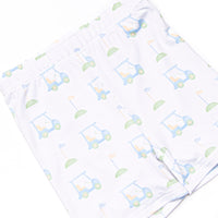 Country Club Cruisin' Bamboo Pajama Short Set, Blue