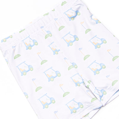 Country Club Cruisin' Bamboo Pajama Short Set, Blue
