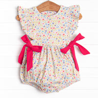 Fuchsia Florals Bubble, Pink