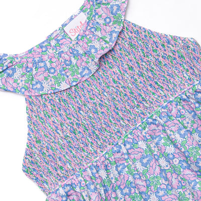 Feeling Free Smocked Dress, Purple