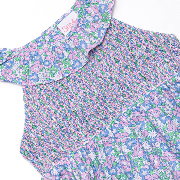 Feeling Free Smocked Dress, Purple
