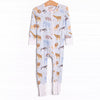 Safari Summer Bamboo Zippy Pajama, Blue