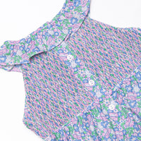 Feeling Free Smocked Dress, Purple