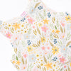 Flower Fields Muslin Short Set, Pink