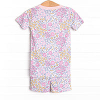 Ready, Set, Grow Bamboo Pajama Short Set, Pink