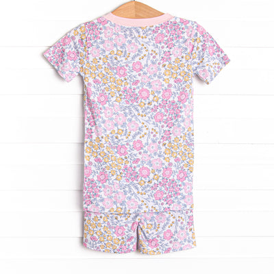 Ready, Set, Grow Bamboo Pajama Short Set, Pink