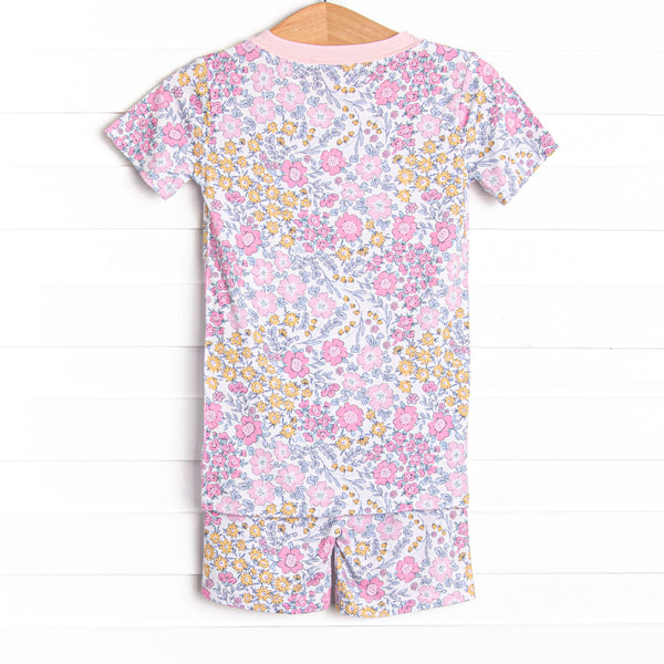 Ready, Set, Grow Bamboo Pajama Short Set, Pink