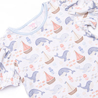 Seafarer Sails Dress, Blue