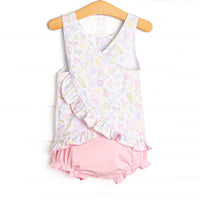 Critter Crawlers Diaper Set, Pink