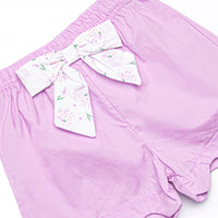 Sprout and Sprinkle Scallop Short Set, Purple