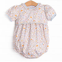 Harvest Florals Bubble, Blue