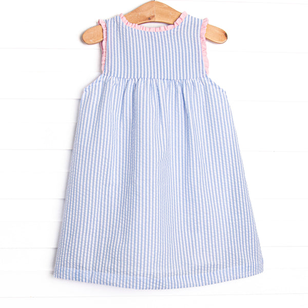 Bubble Guppy Applique Dress, Blue