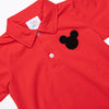 Mouse Adventures Embroidered Top, Red