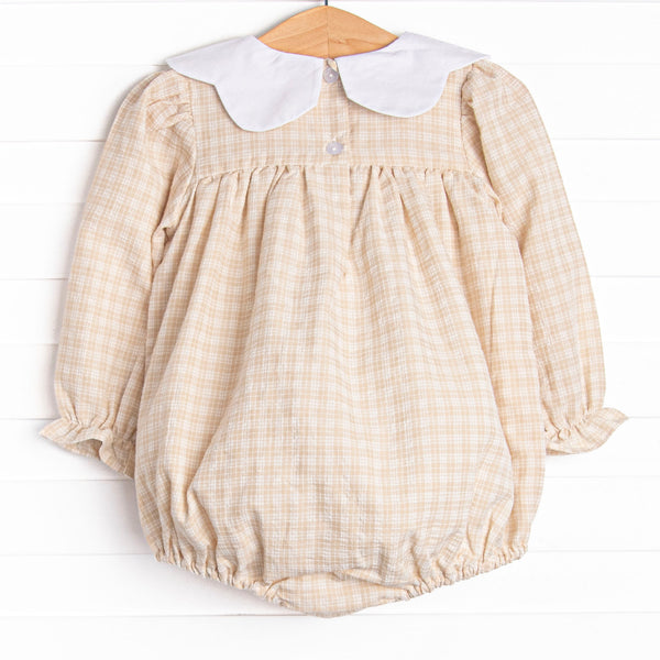 Thanksgiving Turkey Embroidered Bubble, Brown