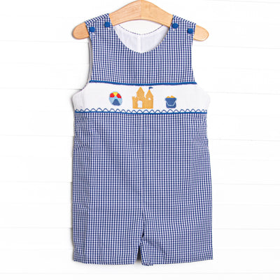 By the Sea Build Smocked Jon Jon, Royal Blue