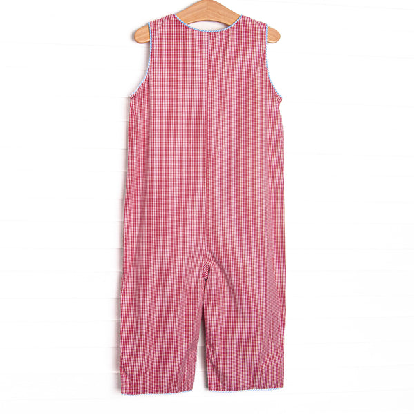 Respond and Rescue Applique Long Jon Jon, Red