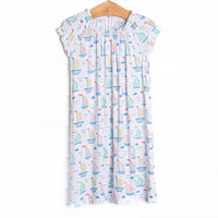 Dock Days Bamboo Night Gown, Blue