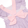 Ava Dress, Purple Seersucker