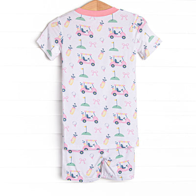 Putt and Play Bamboo Pajama Short Set, Pink
